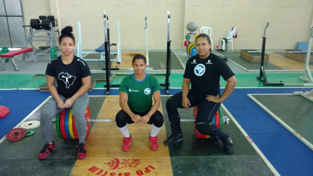 Bruna Piloto, Rosane Santos e Jaqueline Ferreira são esperanças de medalhas no Pan das Américas. Foto: Divulgação CBLP.