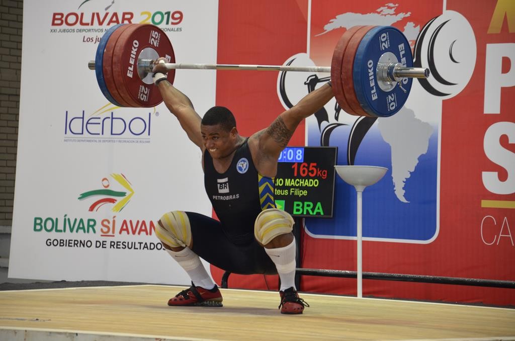 Mateus Gregório: bronze no arranco da categoria 105 kg. Foto: Divulgação CBLP